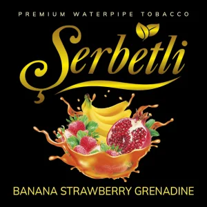 Табак Serbetli Banana Strawberry Grenadine (Банан Клубника Гренадин) 100 гр Felix Shop