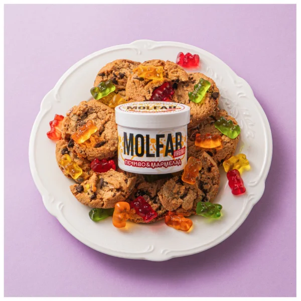 Табак Molfar Virginia Мармеладне Печиво (Ананас Манго Печенье) 40 гр Felix Shop