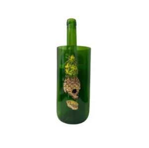 Водник Стеклянный Зеленый Ананас Череп Felix Shop