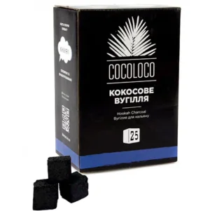 Уголь кокосовый Хмара Коколоко Cocoloco 72 кубика 1 кг Felix Shop