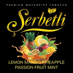 Табак Serbetli Lemon Mango Pineapple Passion Fruit Mint (Лимон Манго Ананас Маракуйя Мята ) 500гр Felix Shop