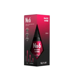 Жидкость Elix Crystal Razz Wine (Малиновое Вино) 30мл 5%  Felix Shop