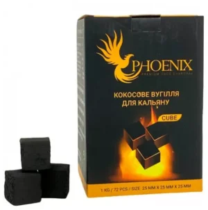 Уголь кокосовый Phoenix (Феникс) 1 кг Cube Felix Shop