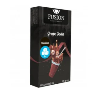 Табак Fusion Medium Ice Grape Soda (Фьюжн Айс Виноградная Газоровка) 100 грамм Felix Shop