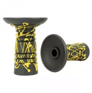Чаша Gusto Bowls Alien Black Glaze Yellow Felix Shop