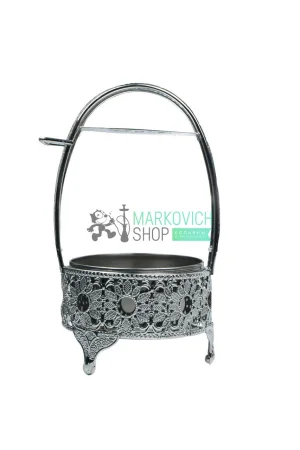 Корзина (кадило) для кальяна Yahya Deep S серебристая Felix Shop