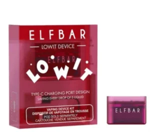 Батарея Elf Bar LOWIT Red (Красный) 500 mAh Battery Felix Shop