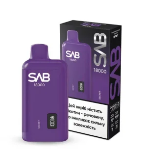 Электронная сигарета SAB 18000 Secret (Виноградная Жвачка) Felix Shop