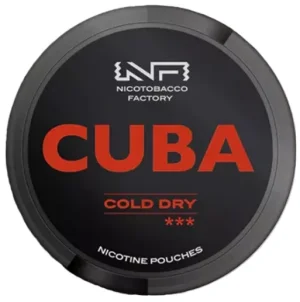 Снюс Cuba Black Cold Dry 43 mg/pouch 66 mg/g (Холодная Свежесть) Felix Shop