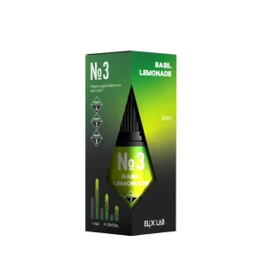 Жидкость Elix Crystal Basil Lemonade (Базилик Лимонад) 30мл 5%  Felix Shop