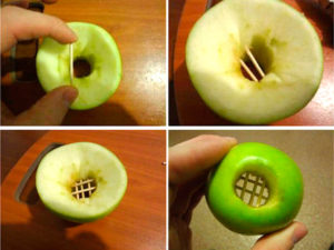 Как сделать чашу для кальяна из яблока