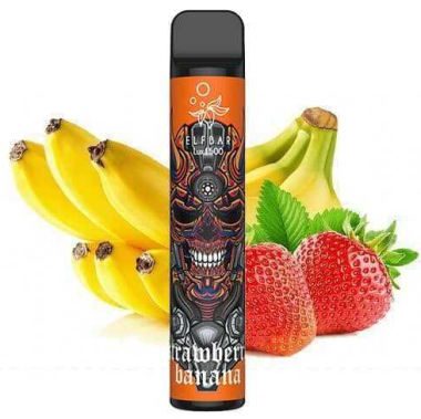 Электронные сигареты Elf Bar 1500 Strawberry Banana (Ельф бар Клубника Банан) Felix Shop