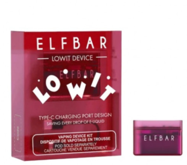Батарея Elf Bar LOWIT Red (Красный) 500 mAh Battery Felix Shop