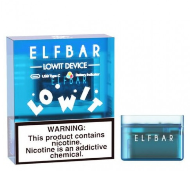 Батарея Elf Bar LOWIT Blue (Синий) 500 mAh Battery Felix Shop