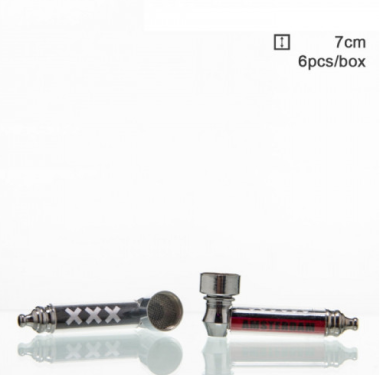 Трубка металлическая Amsterdam L:7cm Felix Shop