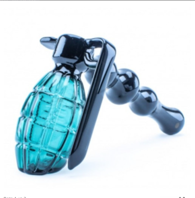 Стеклянный баблер Grenade Black Hammer Felix Shop