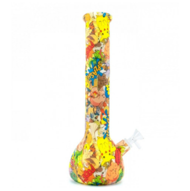 Силиконовый бонг Glow Print Beaker Felix Shop