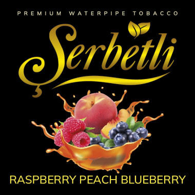 Табак Serbetli Strawberry Peach Blueberry (Клубника Персик Черника) 100гр Felix Shop