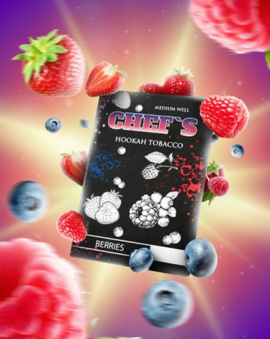 Табак Chefs Berries (клубника черника малина) 40гр Felix Shop