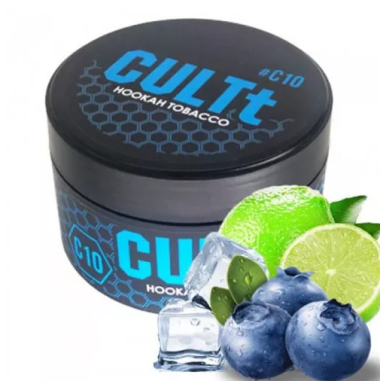 Табак CULT C10 Blueberry Lime Ice (черника лайм лёд) 100 гр Felix Shop