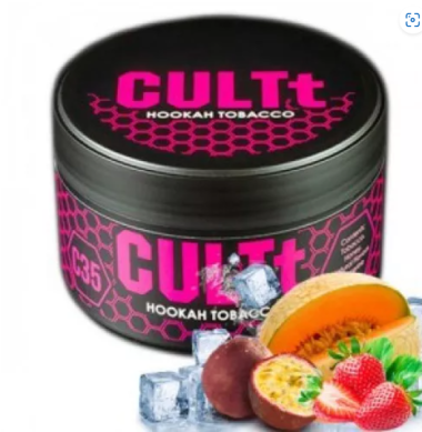 Табак CULT C35 Passion Fruit Cantaloupe Strawberry Ice (маракуйя дыня клубника лёд) 100 гр Felix Shop