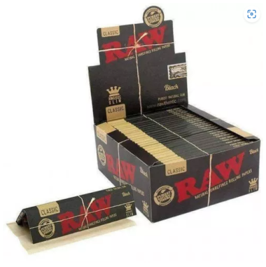 Бумага для самокруток RAW Black Ultra Thin King Size 1шт Felix Shop