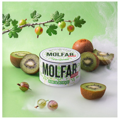 Табак Molfar Virginia 40гр Ківі Аґрус (Киви Крыжовник) Felix Shop
