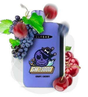 Электронная сигарета Elf Bar GH23000 Grape Cherry (Виноград Вишня) Felix Shop