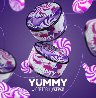 Табак Yummy Фіолетові цукерки (Ягодные Конфеты) 100 гр Felix Shop