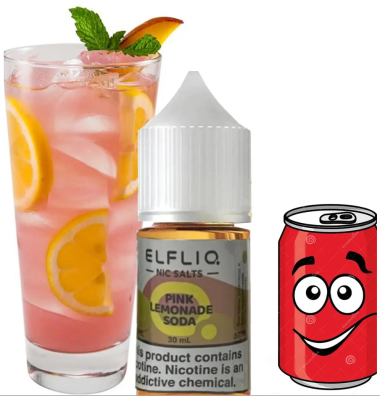Жидкость Elf Liq Pink Lemonade Soda (Розовая Газировка) 5% 30мл  Felix Shop