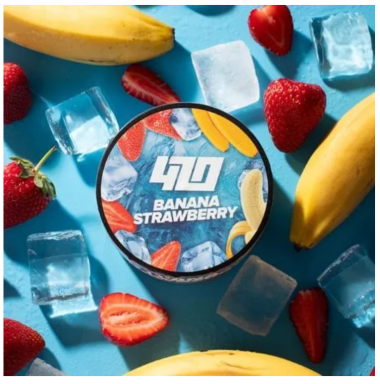 Табак 4:20 Ice Banana Strawberry (Клубника Банан Лёд) 100 гр Felix Shop
