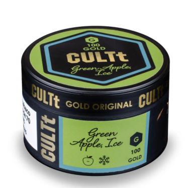 Табак CULT C100 Green Apple Ice (Яблоко Лёд) 100 гр Felix Shop