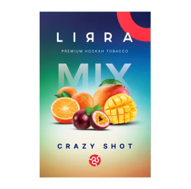 Табак Lirra Crazy Shot (Маракуя Манго Апельсин) 50 гр Felix Shop