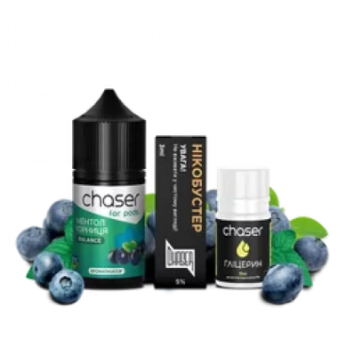 Жидкость Набор Chaser (Черника Ментол) 30мл 5% Felix Shop