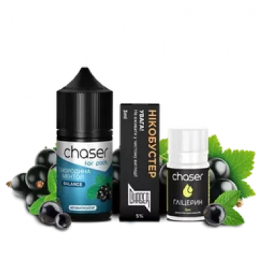Жидкость Набор Chaser (Смородина Ментол) 30мл 5% Felix Shop