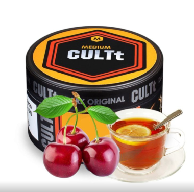 Табак CULT Medium M80 Cherry Tea (Вишнёвый Чай) 100 гр Felix Shop