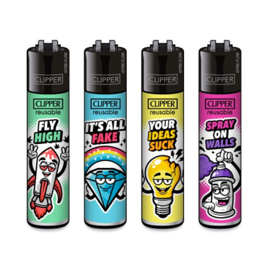 Зажигалка Clipper Пластик Большая Felix Shop