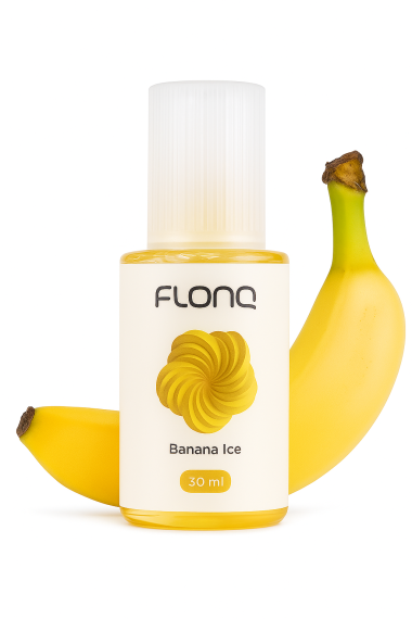 Жидкость Flonq Liquid Banana Ice (Банан Лёд) 30мл 5% Felix Shop