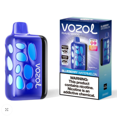 Электронная сигарета Vozol Rave 40000 Blueberry Watermelon (Черника Арбуз) Felix Shop