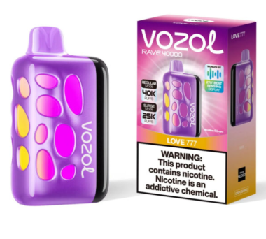 Электронная сигарета Vozol Rave 40000 Love 777 (Арбуз Дыня Маракуйя) Felix Shop