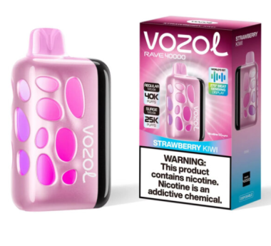Электронная сигарета Vozol Rave 40000 Strawberry Kiwi (Клубника Киви) Felix Shop