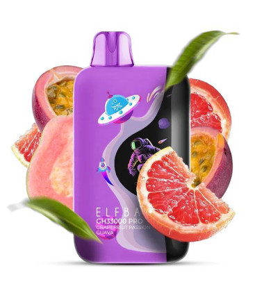 Электронная сигарета Elf Bar GH33000 PRO Grapefruit Passion Guava (Грейпфрут Маракуйя Гуава) Felix Shop