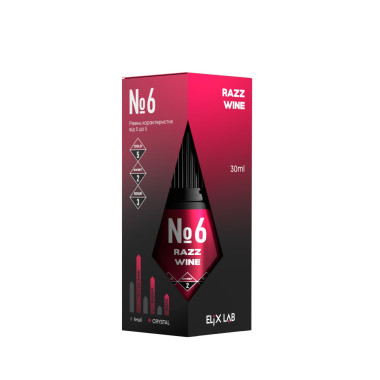 Жидкость Elix Crystal Razz Wine (Малиновое Вино) 30мл 5%  Felix Shop