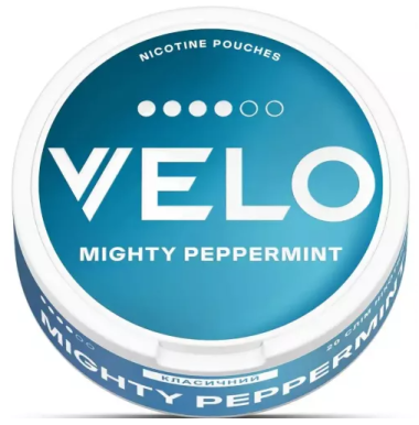 Снюс Velo Mighty Peppermint (Сильная Мята) Классический Felix Shop