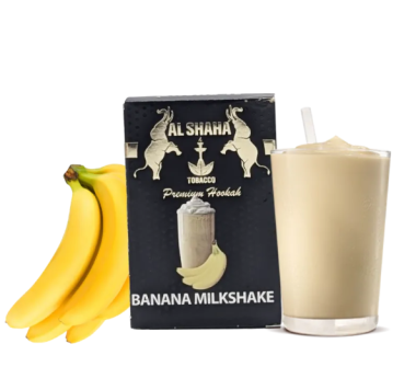 Табак Al Shaha Banana Milkshake (Бананово Молочный Шейк) 50 гр Felix Shop
