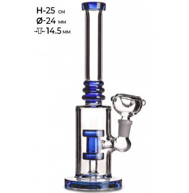 Бонг стеклянный Mistiq 25.5cm 24mm Felix Shop