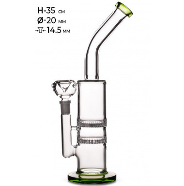  Бонг стеклянный Mistiq 35cm 20mm Felix Shop