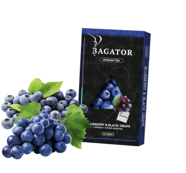 Безтабачная смесь Bagator Blueberry & Black Grape (Черника, Чёрный виноград) 50гр Felix Shop