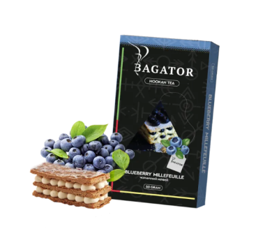 Безтабачная смесь Bagator Blueberry Millefeuille (Черничный мильфей) 50гр Felix Shop