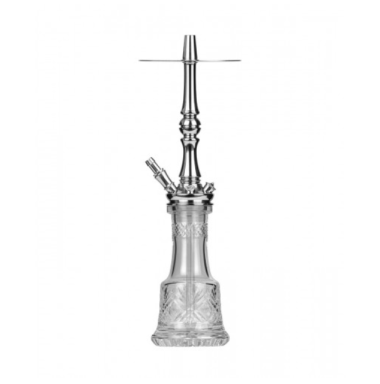 Кальян Moze Tradi Silver M with bowl cut mini with mouthpiece Felix Shop